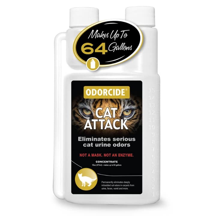 Odorcide Cat Attack Concentrate Odor Eliminator Cat Urine Remover Box