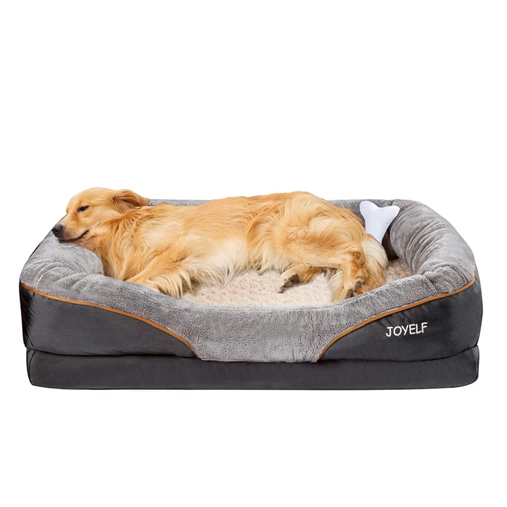 JOYELF XLarge Memory Foam Dog Bed, Orthopedic Dog Bed Sofa