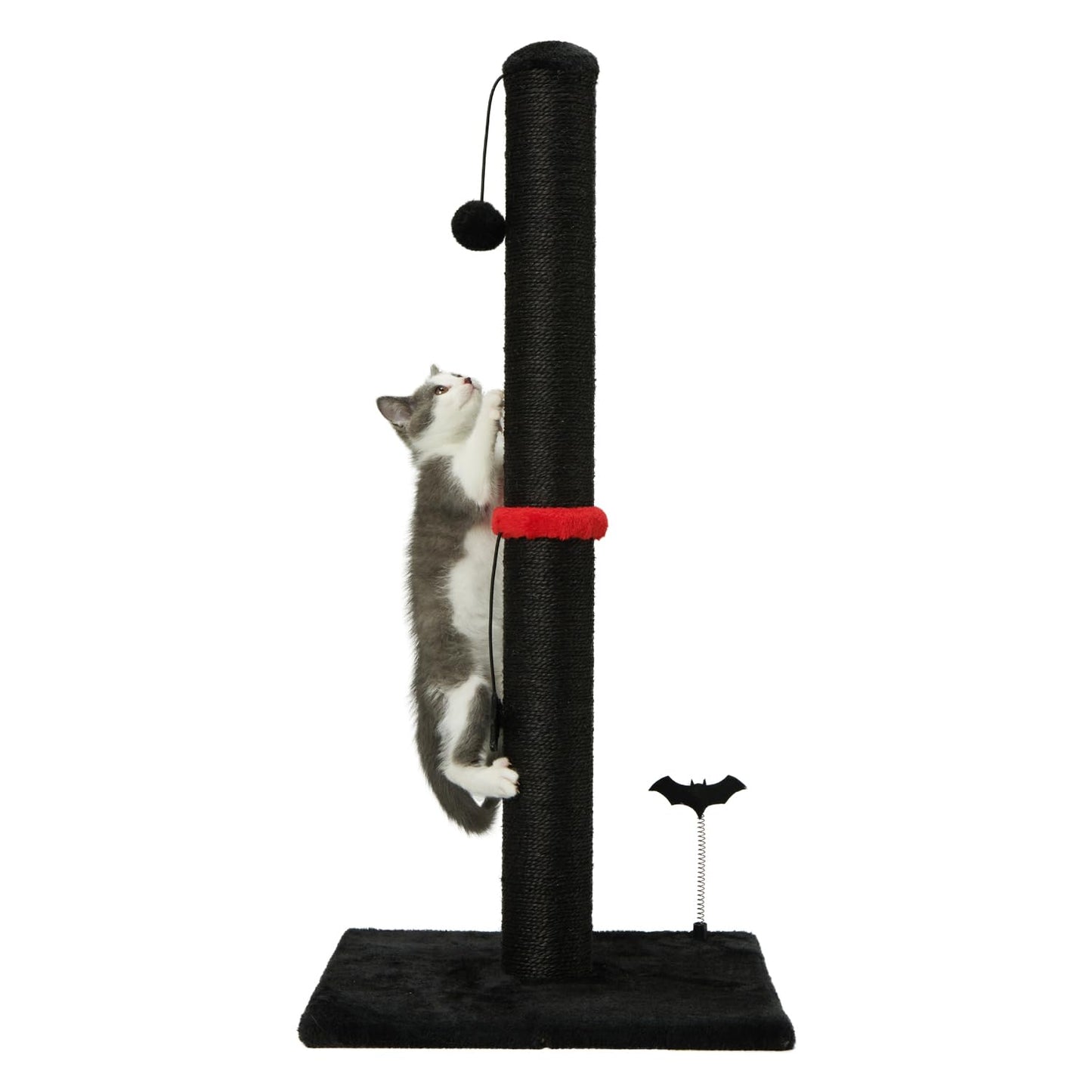 MECOOL Cat Scratching Post Sisal Scratch Posts with Hanging Ball Posts