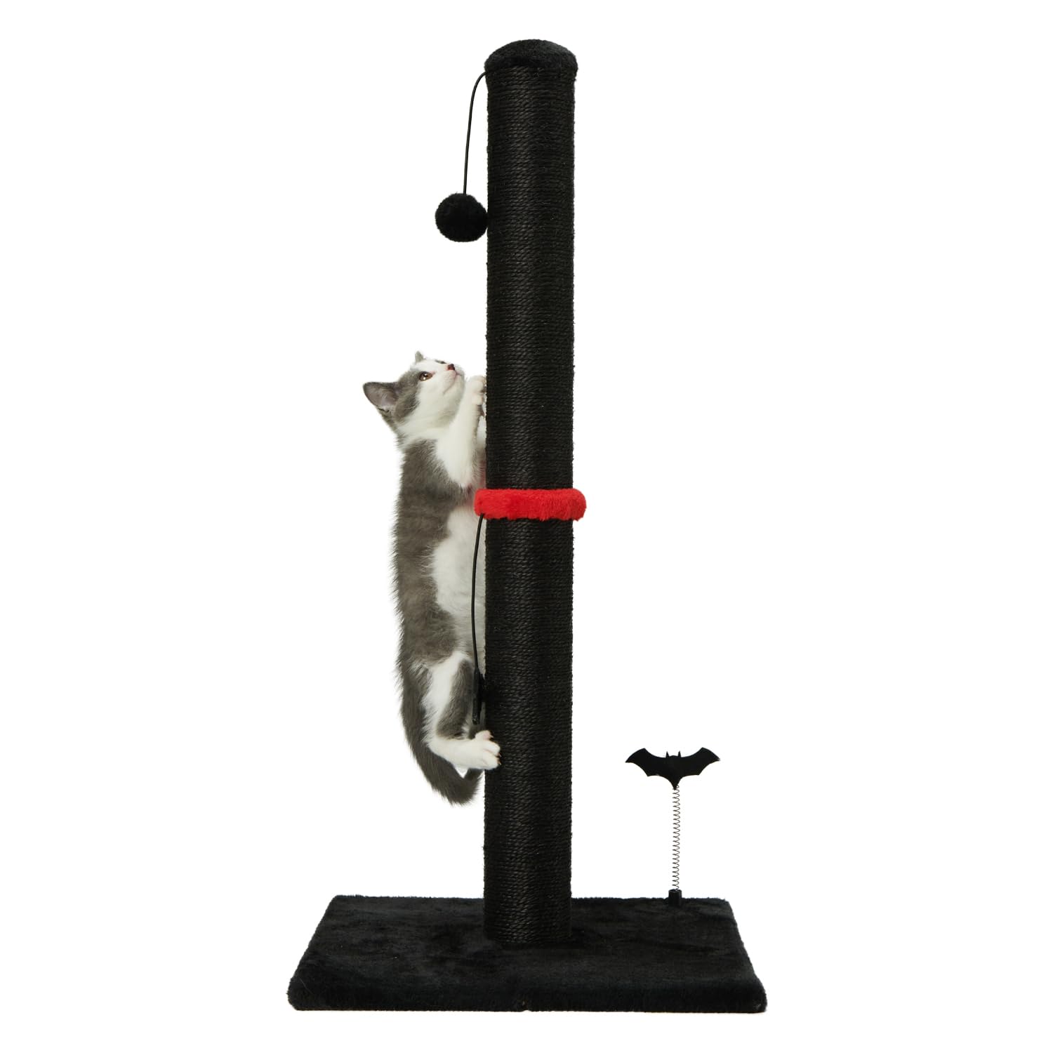 MECOOL Cat Scratching Post Sisal Scratch Posts with Hanging Ball Posts