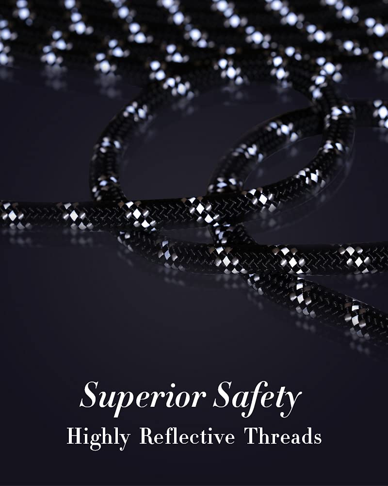 Dog Leash for Training Long, Reflective Threads Rope Check Cord, Lead