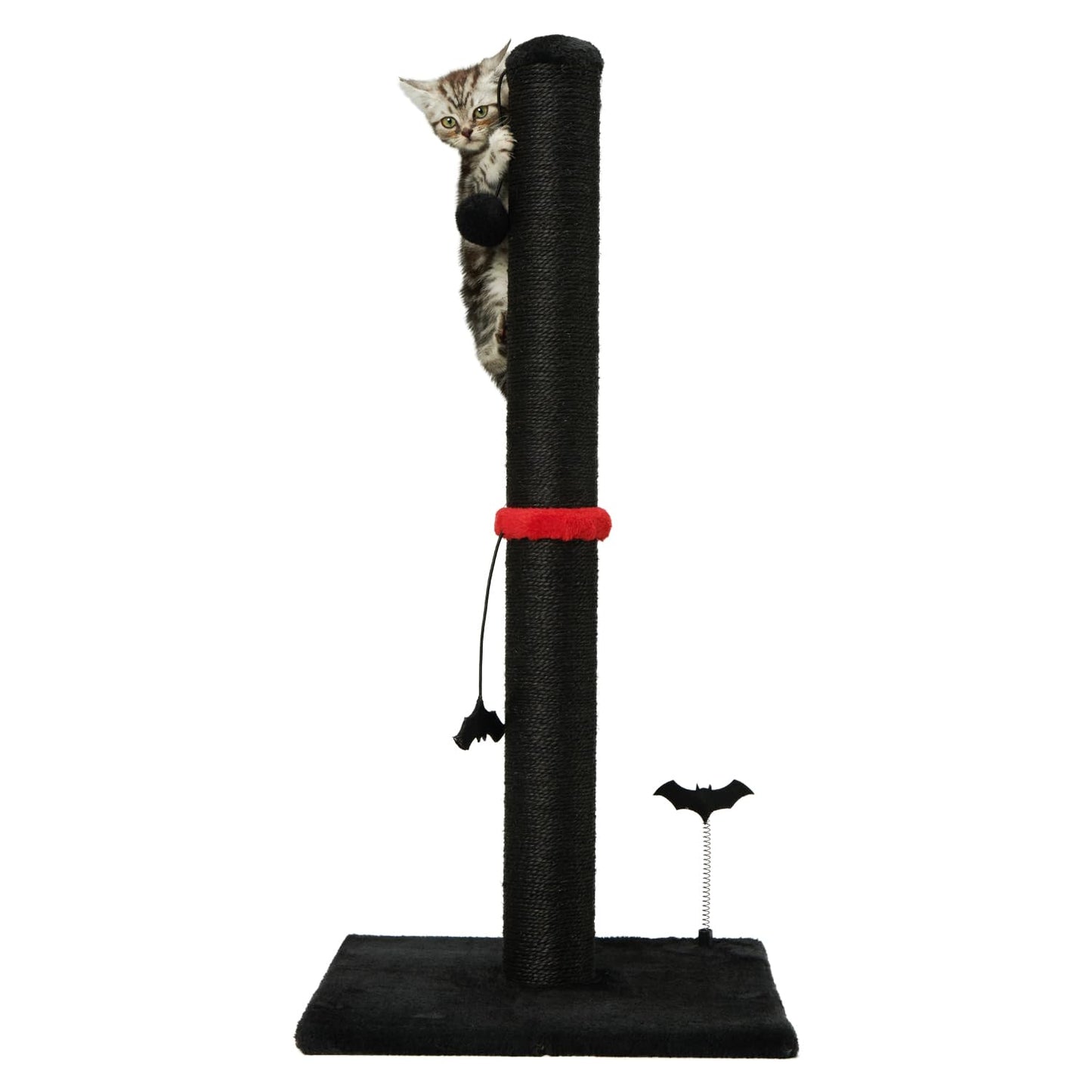 MECOOL Cat Scratching Post Sisal Scratch Posts with Hanging Ball Posts