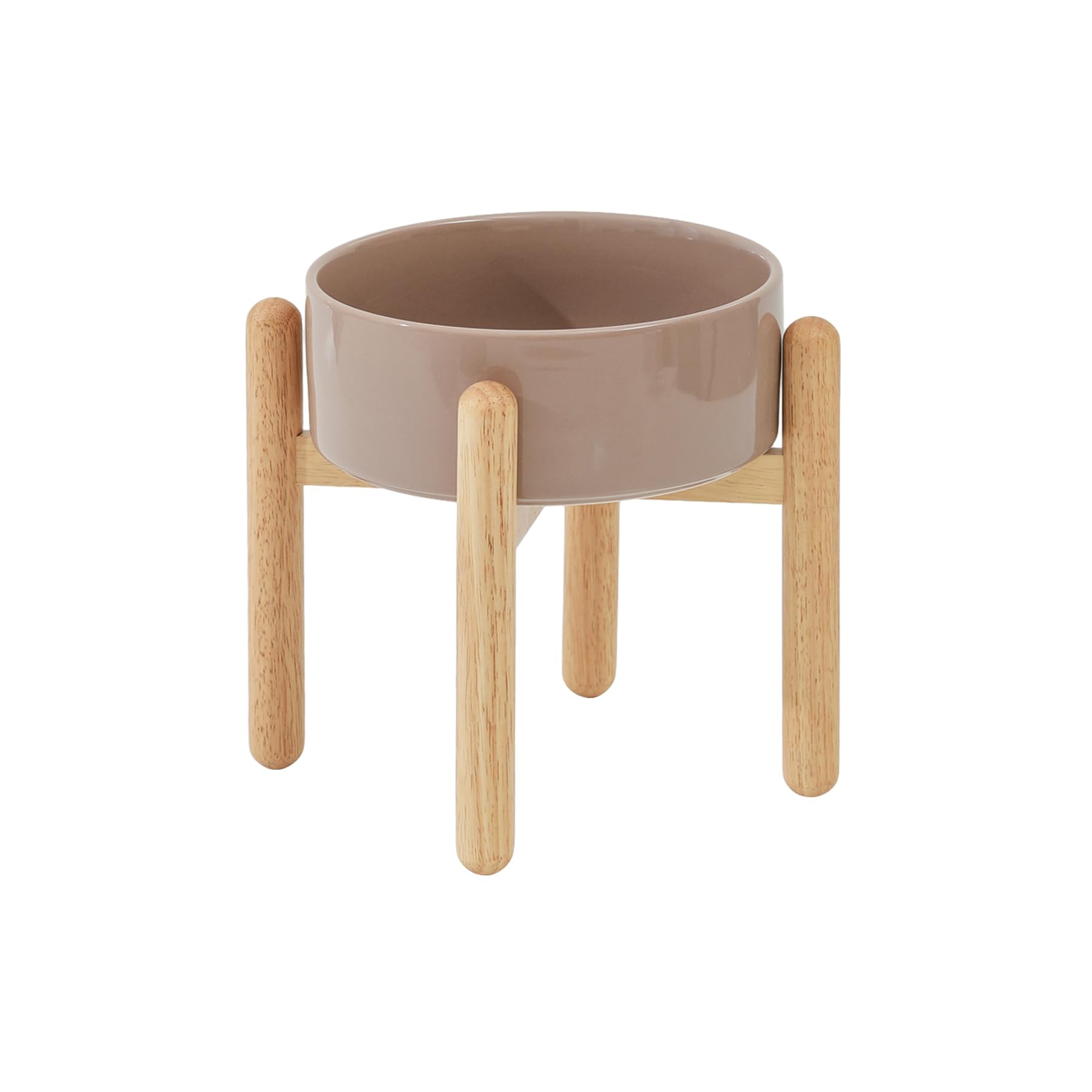 Havniva Ceramic Raised Dog Bowl with Stand for Large Breed Bowl