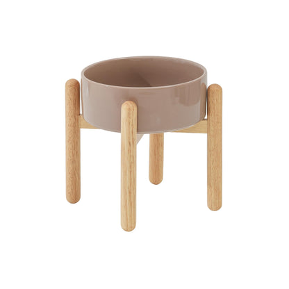 Havniva Ceramic Raised Dog Bowl with Stand for Large Breed Bowl