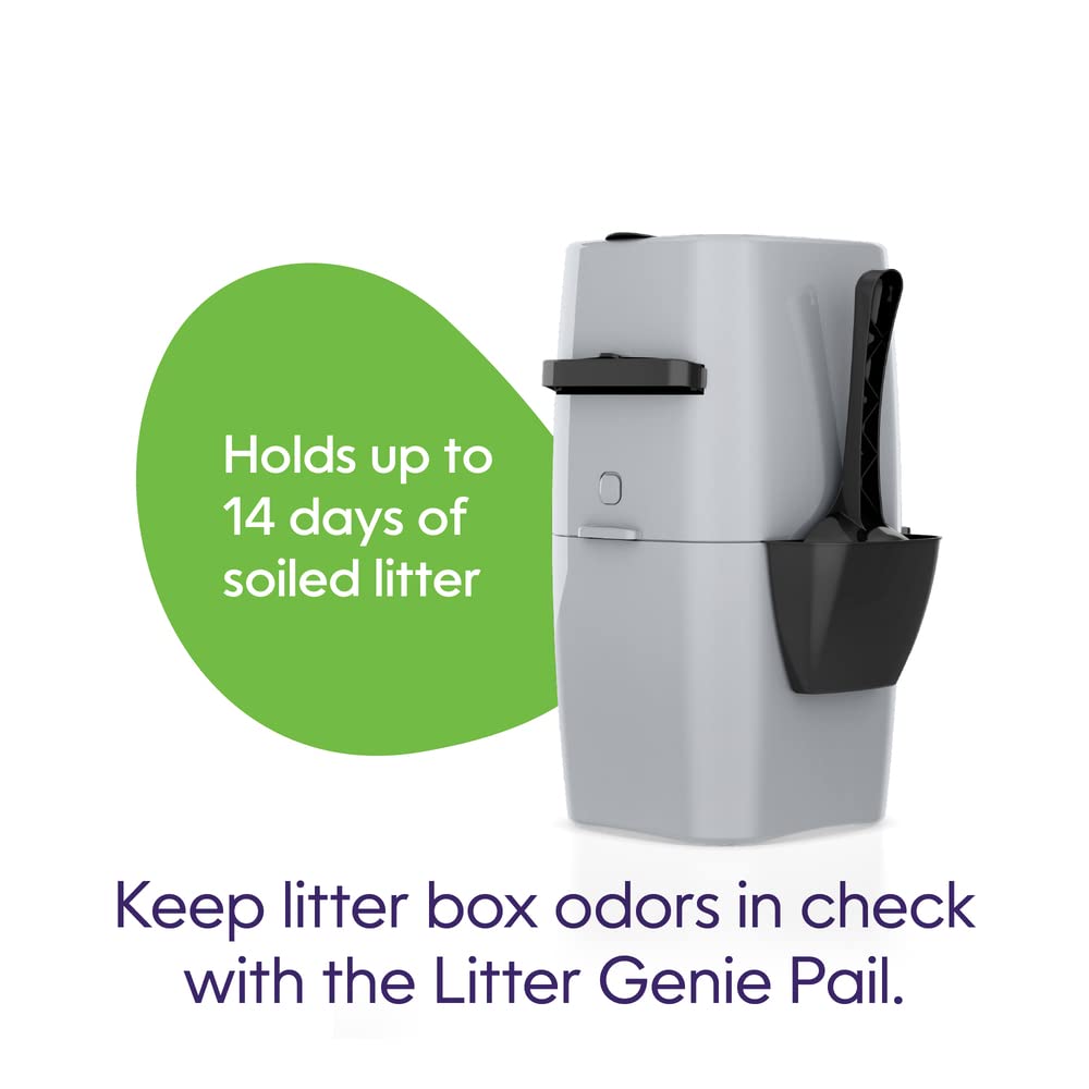 Litter Genie Standard Pail Cat Litter Box Waste Disposal System Box