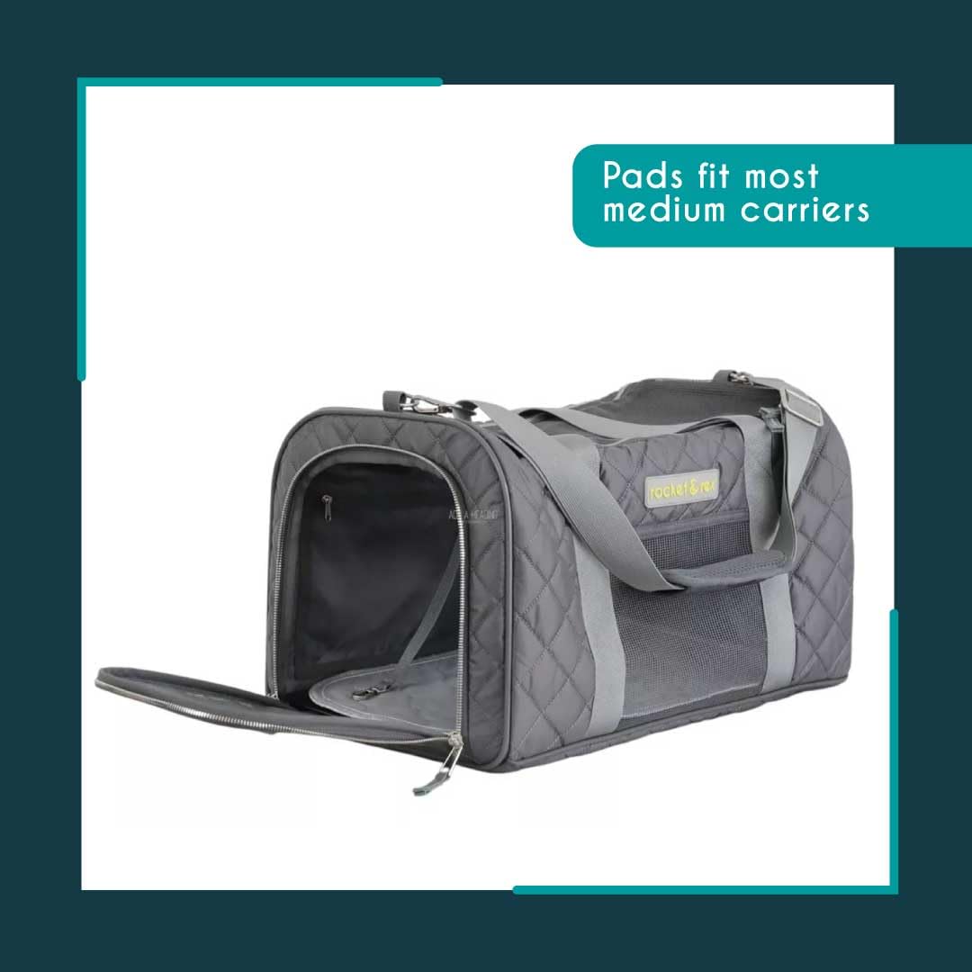 rocket rex Washable Pet Carrier Pads, Reusable, Waterproof Carriers