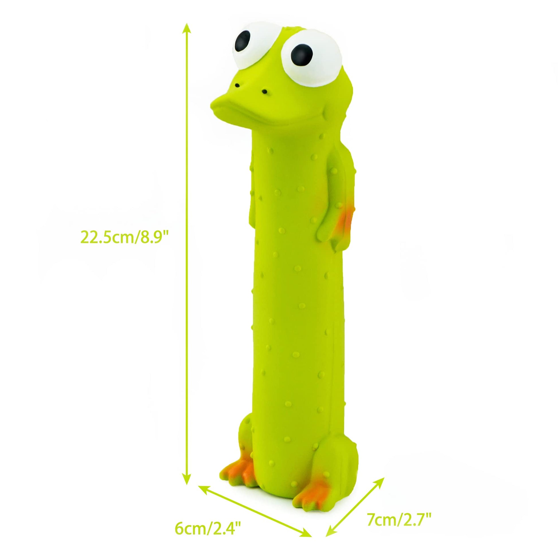 CHIWAVA 3 Pack 9" Squeaky Latex Dog Toys Standing Stick Animal Toys