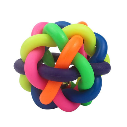 HAICHEN TEC 6 PCS Ferret Toys Ball Colorful Bouncy Rubber Balls