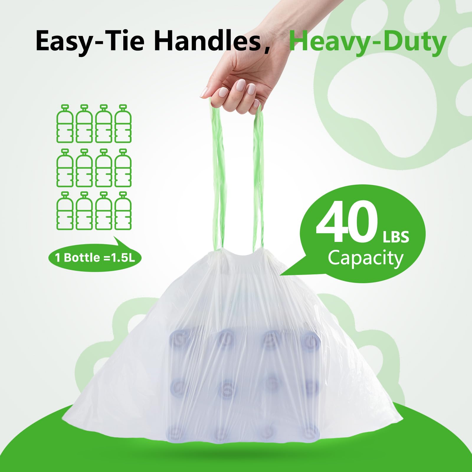 40 Count Cat litter Box Liners, 36" x 16" Large Extra Durable Tray