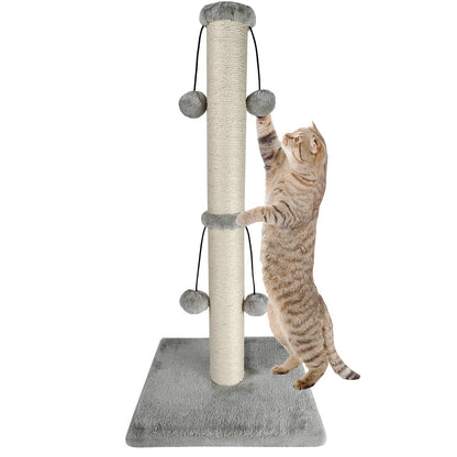 Dimaka 29'' Cat Scratching Post, Natural Sisal Rope Scratcher Post