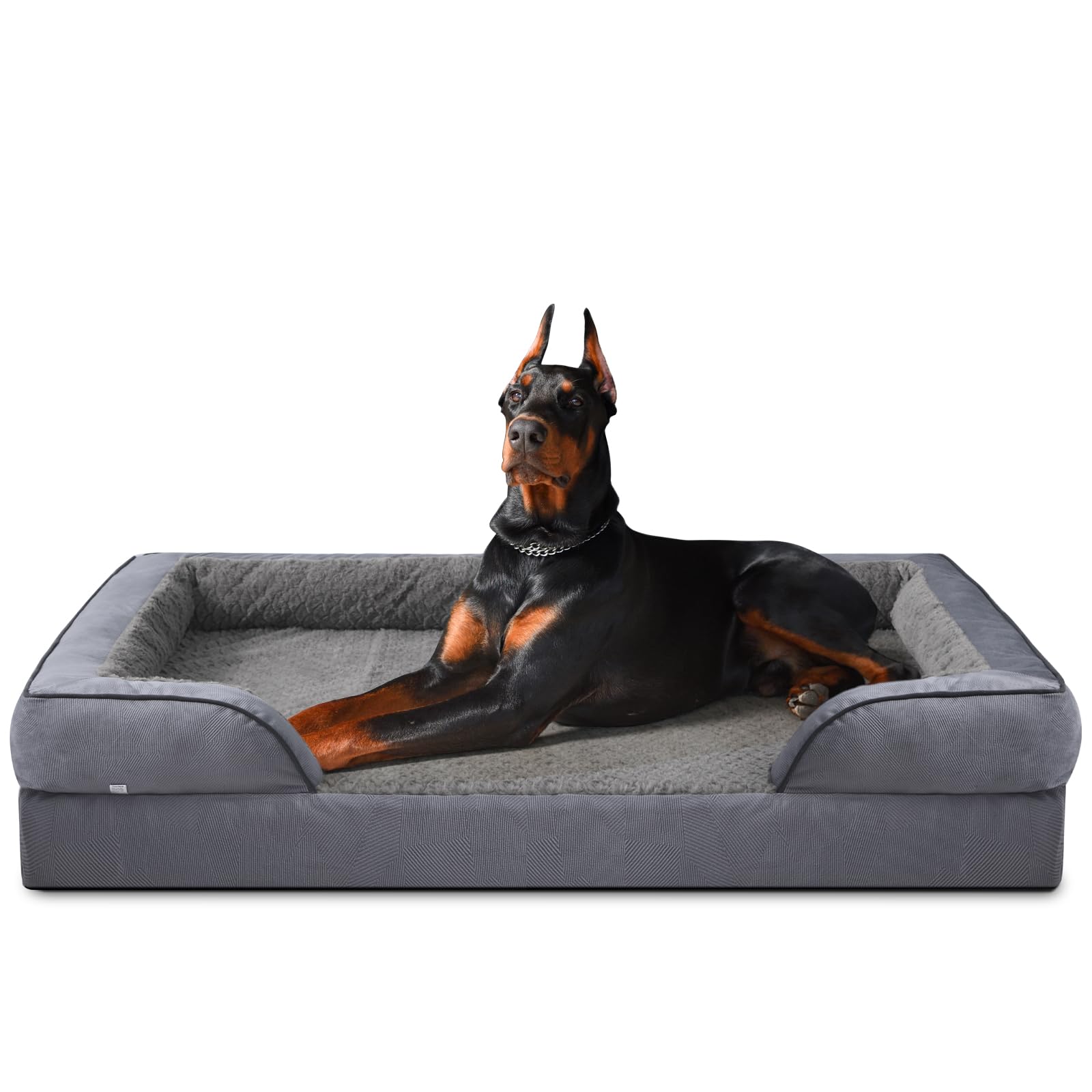 INVENHO Orthopedic Extra Large Dog Bed, XXL Waterproof Dog Sofa