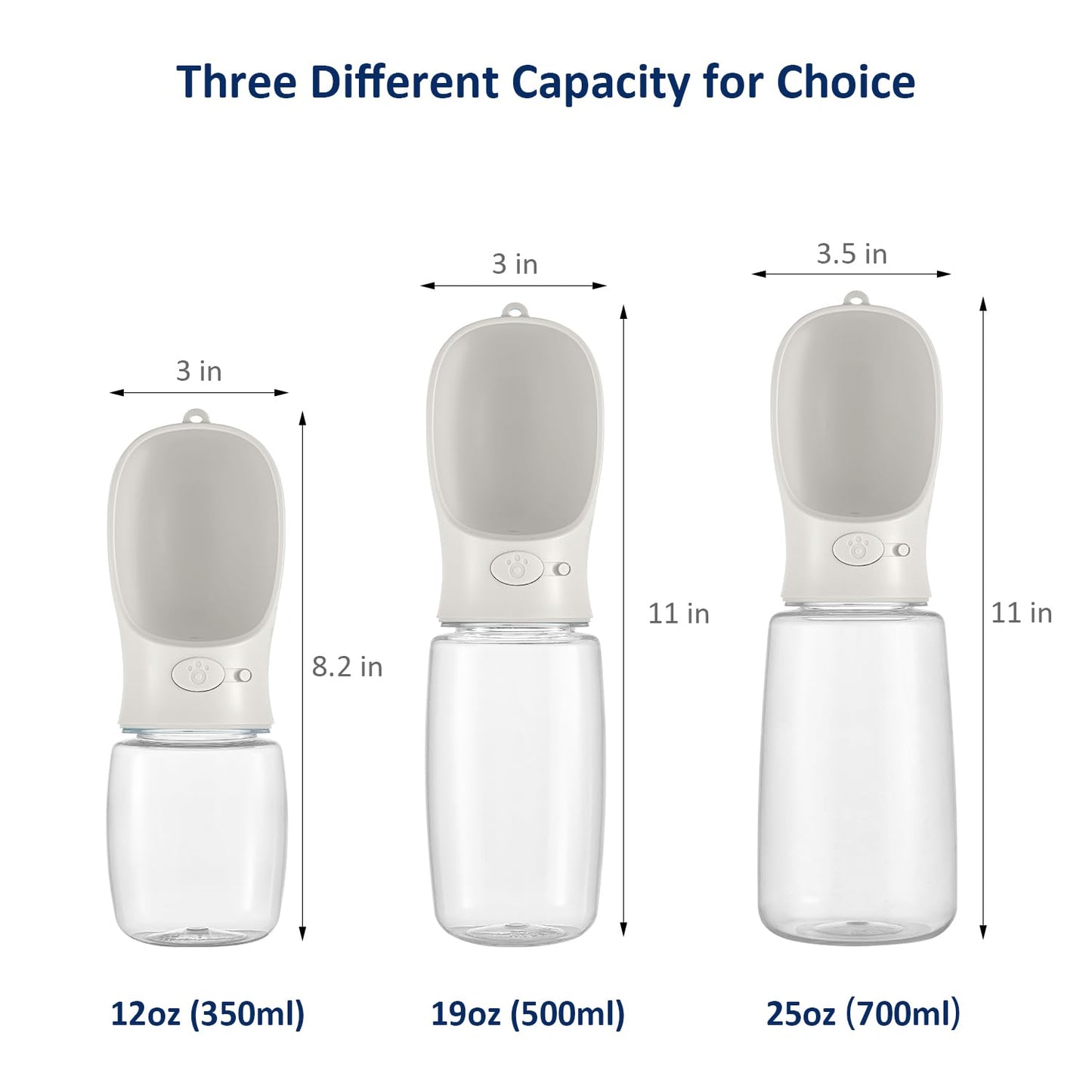 WePet Portable Dog Water Bottle, Leak Proof Puppy Water Dispenser