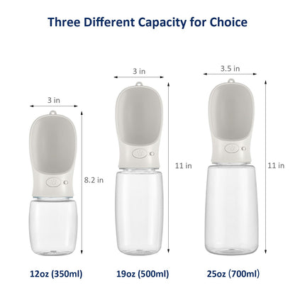 WePet Portable Dog Water Bottle, Leak Proof Puppy Water Dispenser