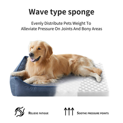 Tidore Orthopedic Dog Beds for Small Dogs, Durable Egg Crate Foam Sofa