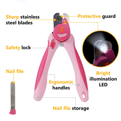 Thunderpaws Nail Clippers for Dogs Nail Trimmer with Safety Clipper