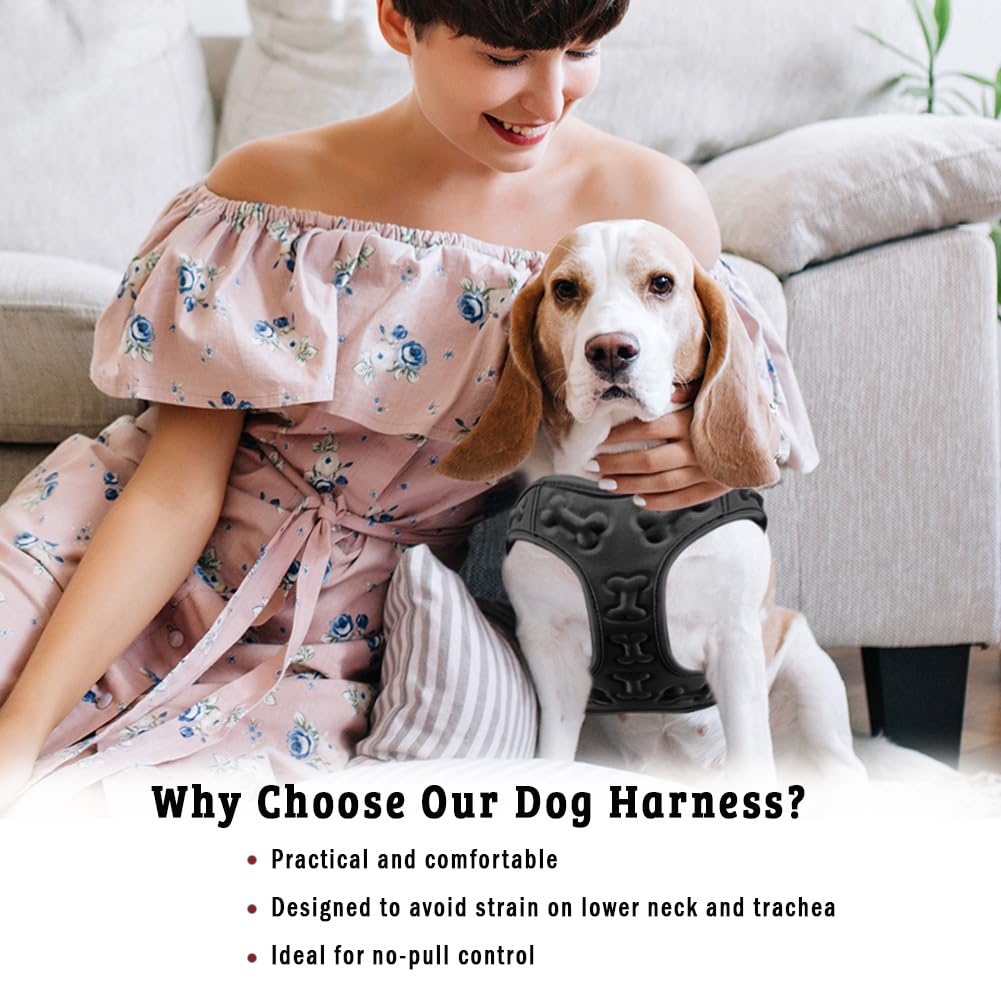 Comfort Fit No Pull Dog Harness for Medium Small Large Dogs Harness
