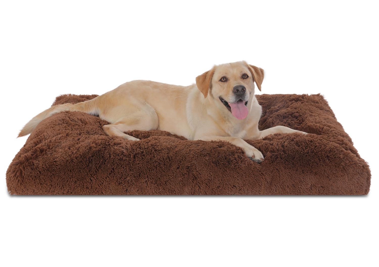 Bedfolks Waterproof Dog Crate Bed Pad, Faux Fur, XXL x29"), Bed