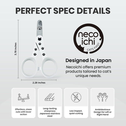 Necoichi Purrcision Feline Nail Clipper, Lever Principle Cat Clipper