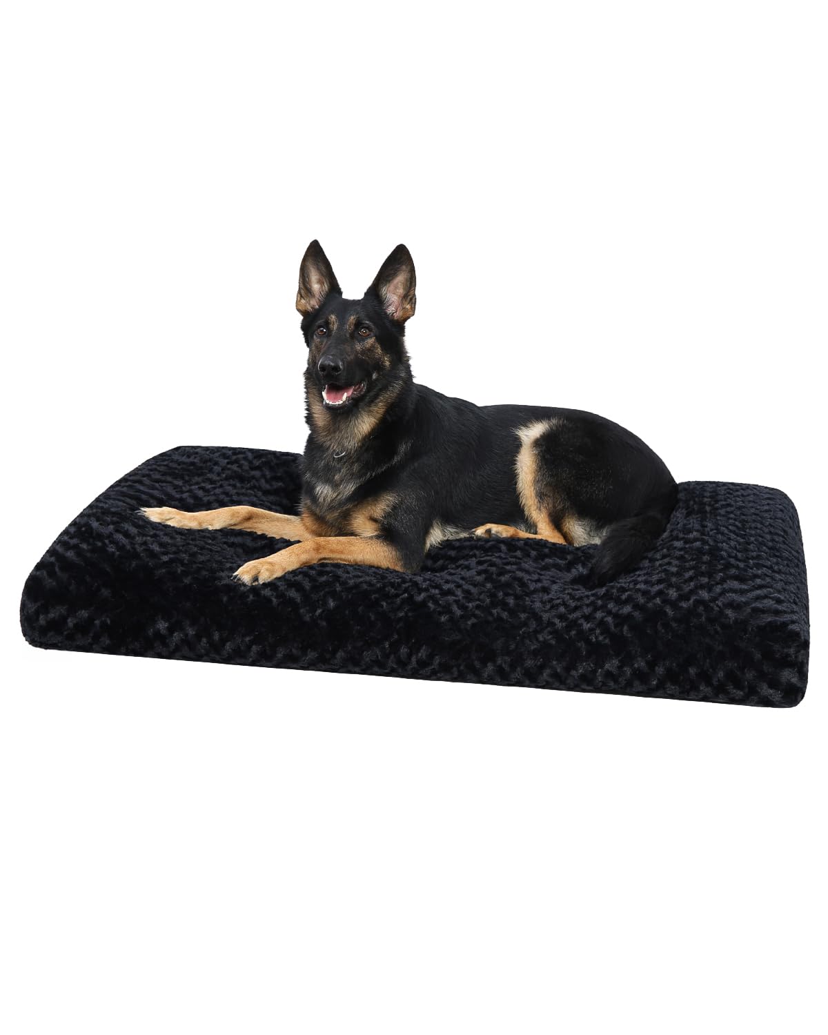 KSIIA Washable Dog Bed Anti-Slip Dog Crate Beds Deluxe Plush Kennel