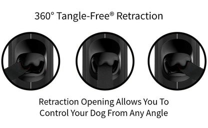 TUG Monochrome XL 360° Tangle-Free Retractable Dog Leash, Strong Leash