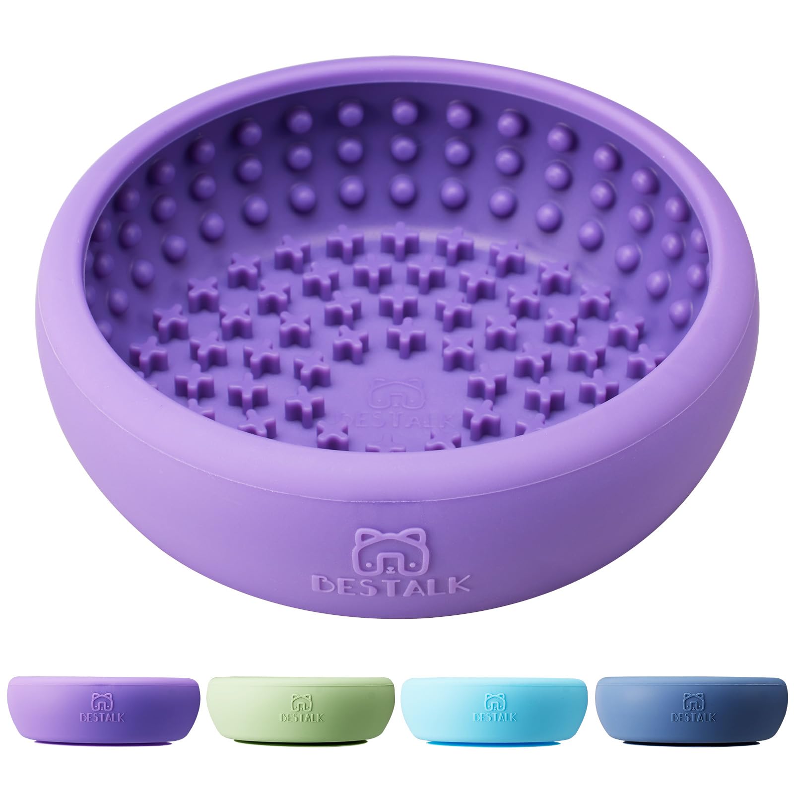 Dog Lick Bowl, Bestalk Anxiety Relief Lick Mat for Dogs, Puzzle