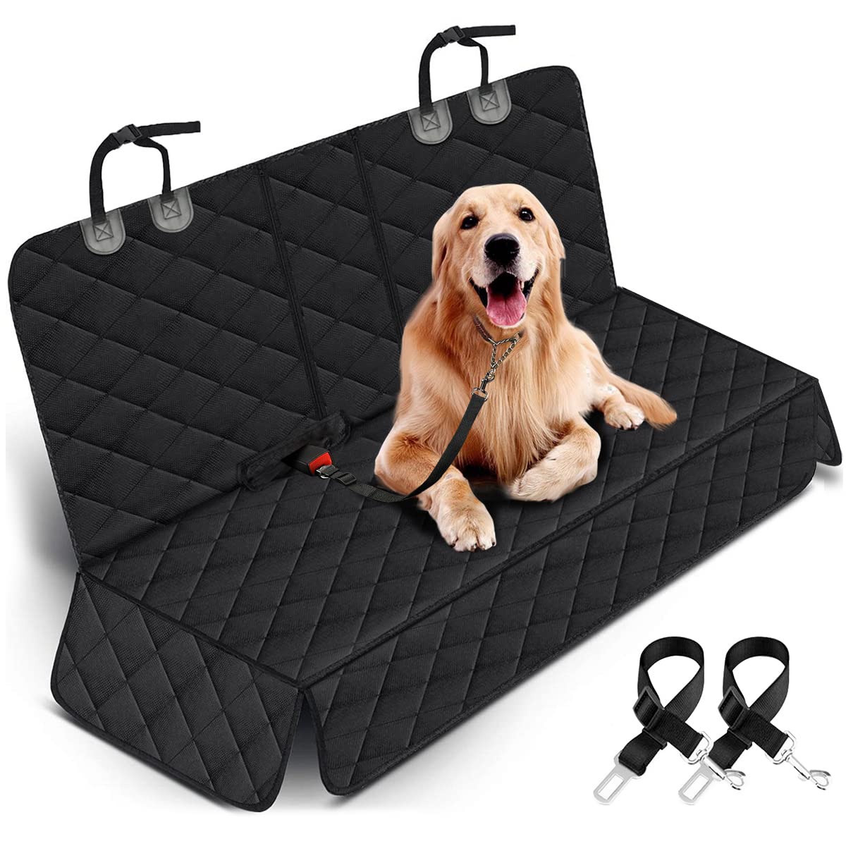 Yuntec Dog Car Seat Cover, Back Seat Cover for Dogs Pet Car Seat