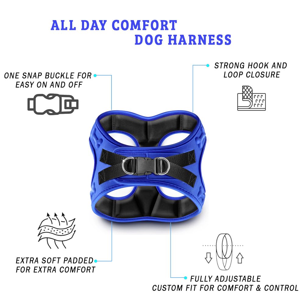 Comfort Fit No Pull Dog Harness Adjustable Step-in Vest