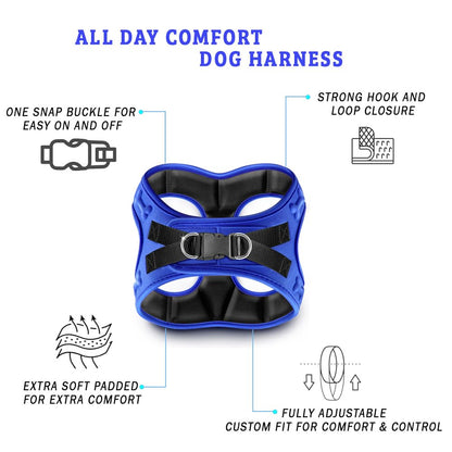 Comfort Fit No Pull Dog Harness Adjustable Step-in Vest