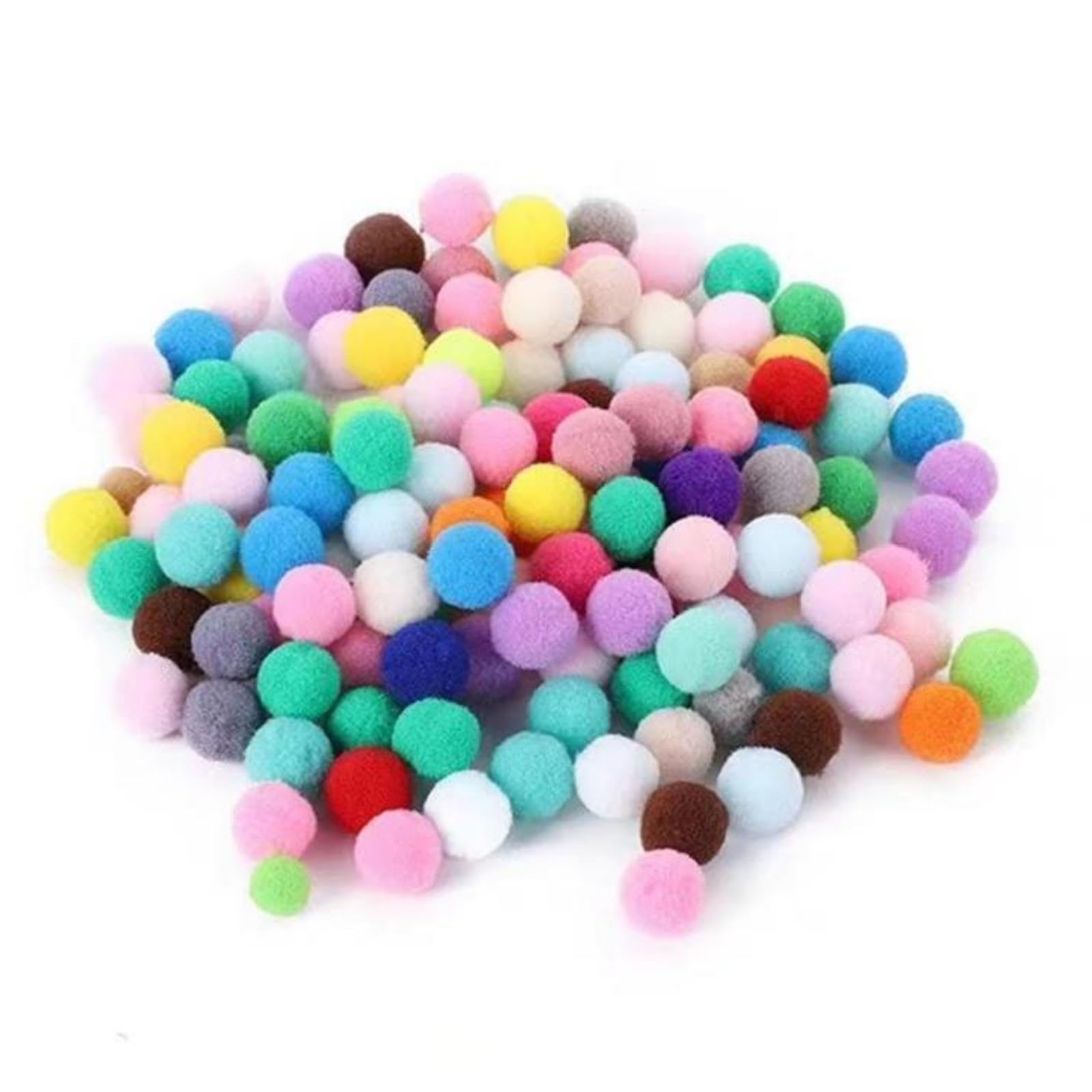 3MNSCD 100pcs Cat Toy Ball Launcher Set Fun Colorful Plush Self Set