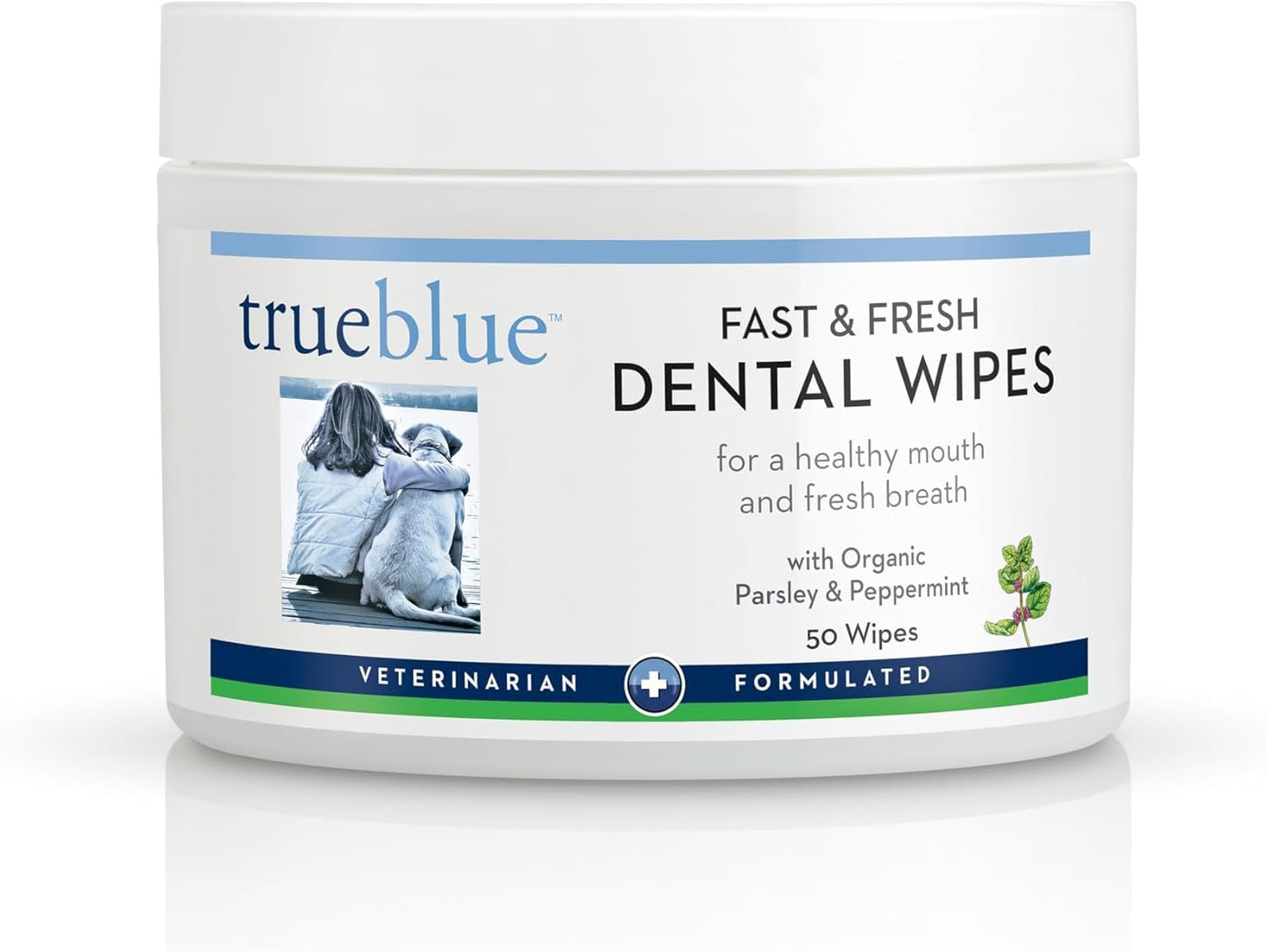 TrueBlue Parsley Peppermint Fast and Fresh Dog Dental Wipes