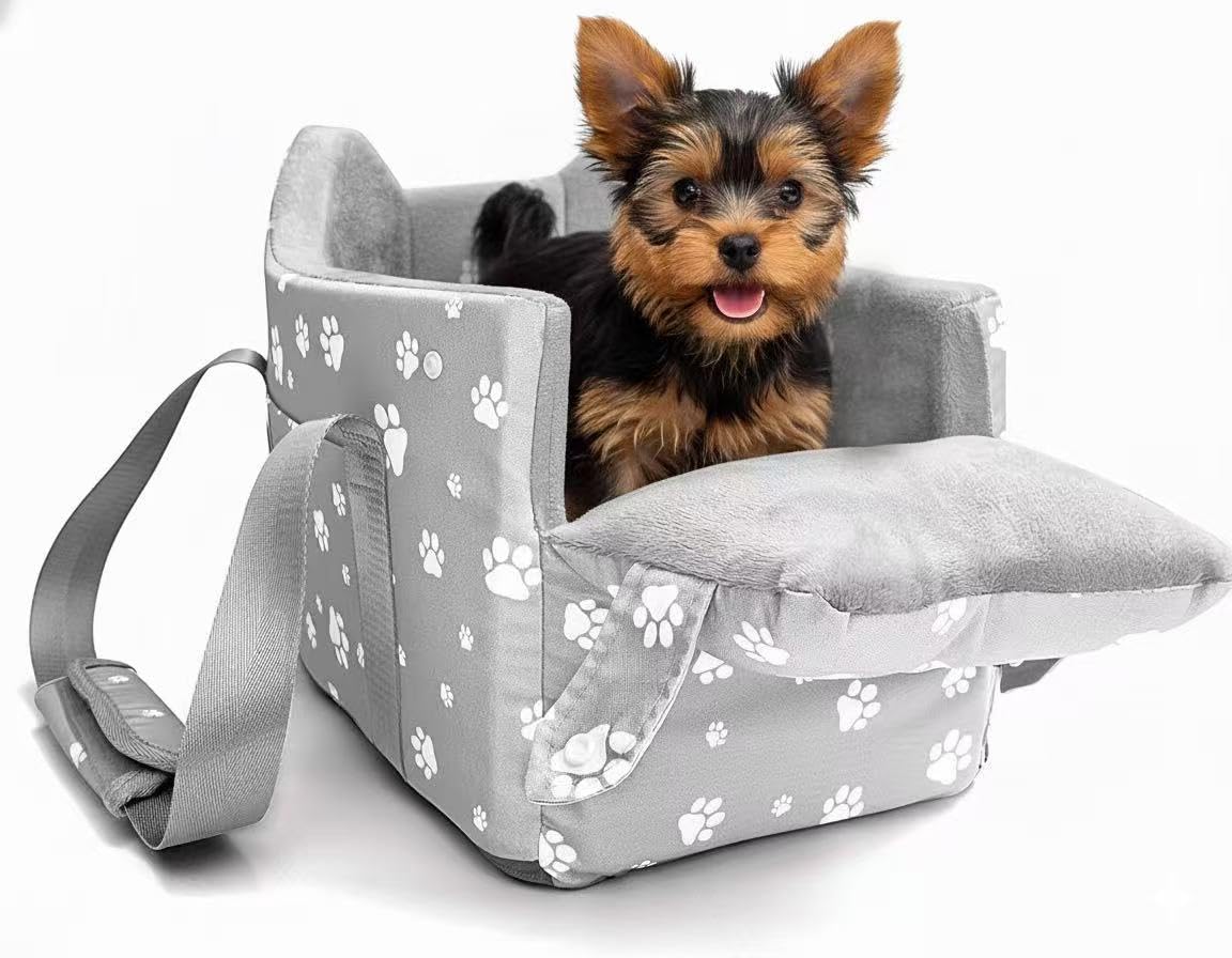 Cullaby Center Console Dog Car Booster Seat for Small Dogs 0- Seat