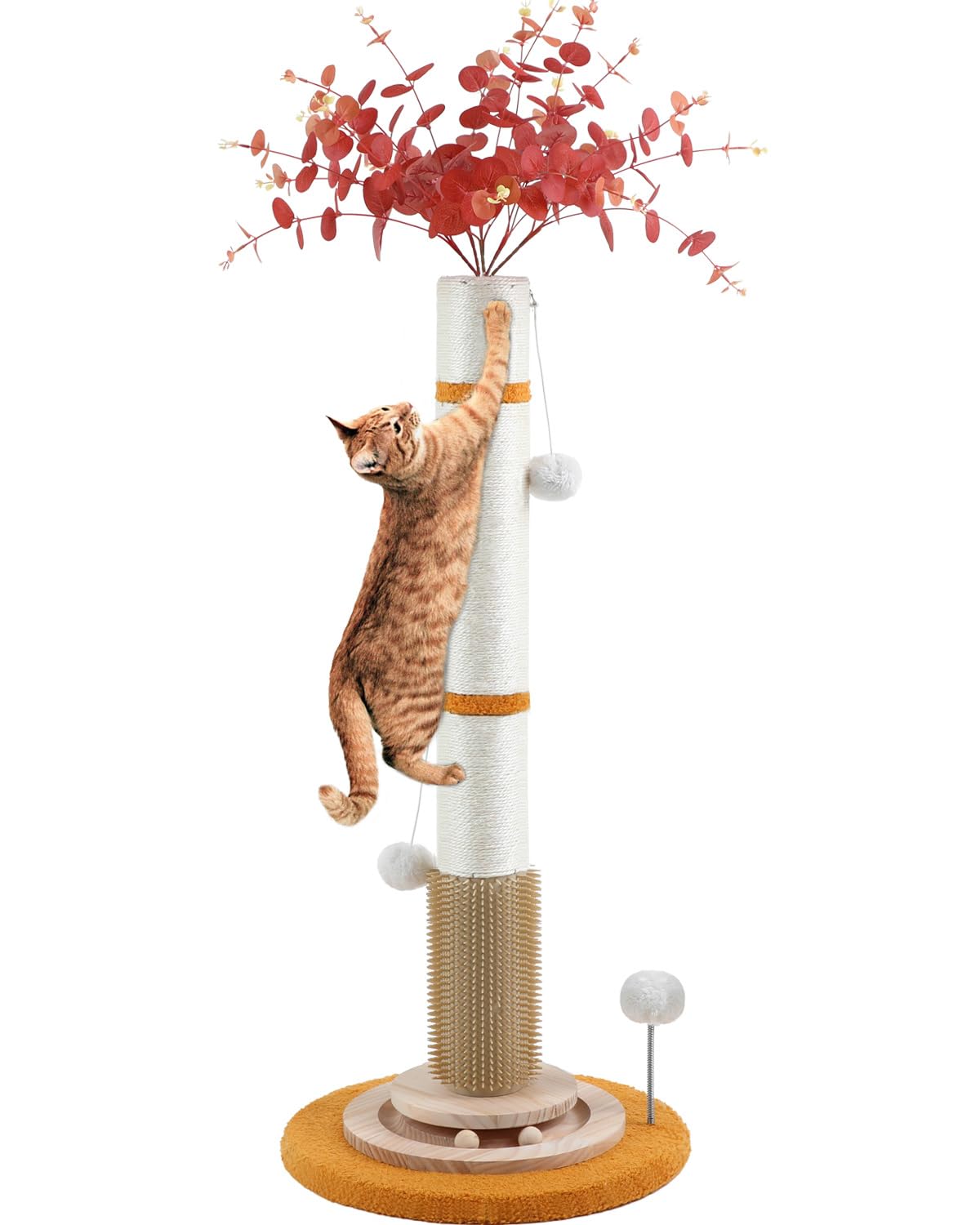 Cat Scratching Post,45'' Tall Scratching Post for Indoor Scratcher