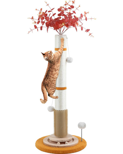 Cat Scratching Post,45'' Tall Scratching Post for Indoor Scratcher