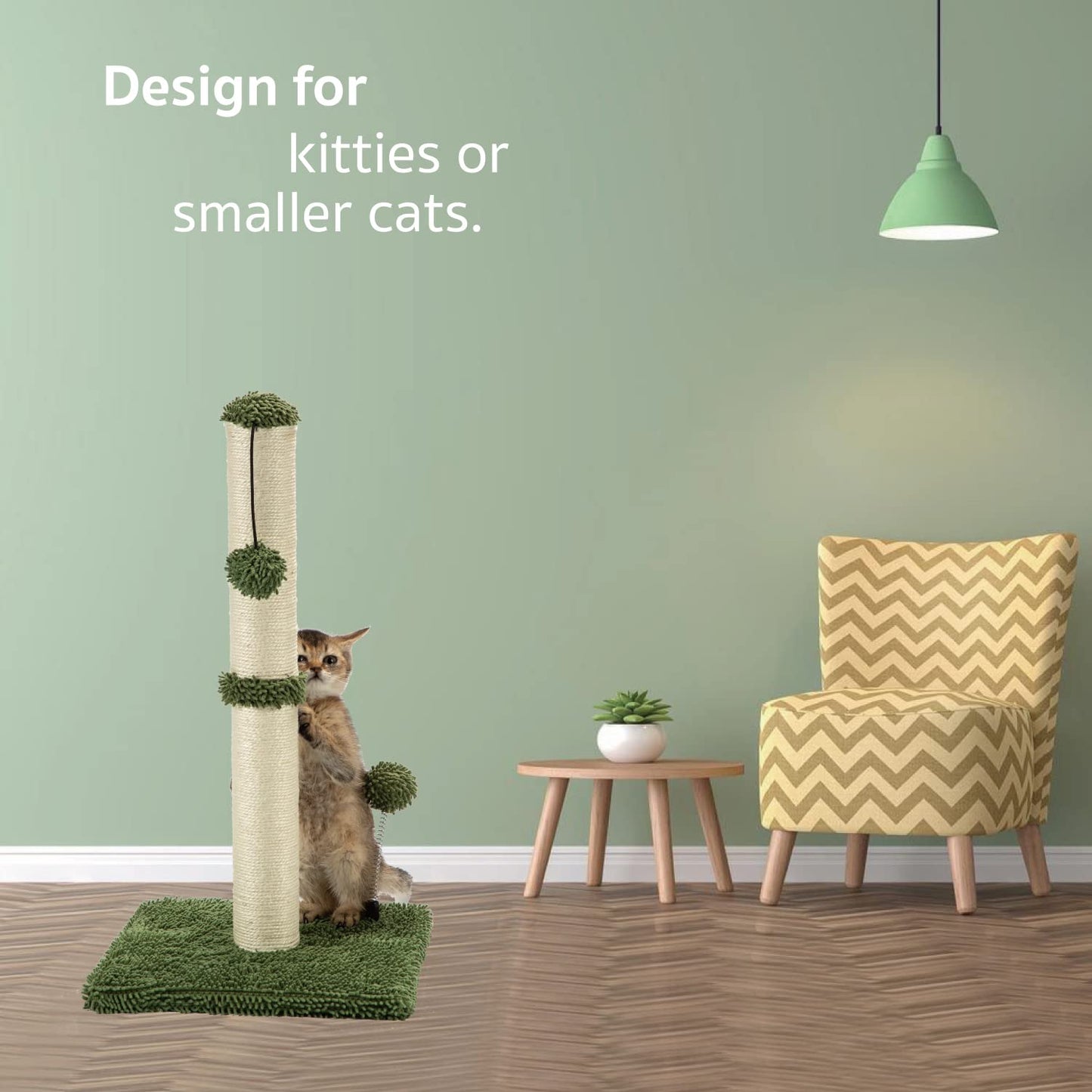MECOOL Cat Scratching Post Basics Kitten Scratcher Sisal Scratch Posts