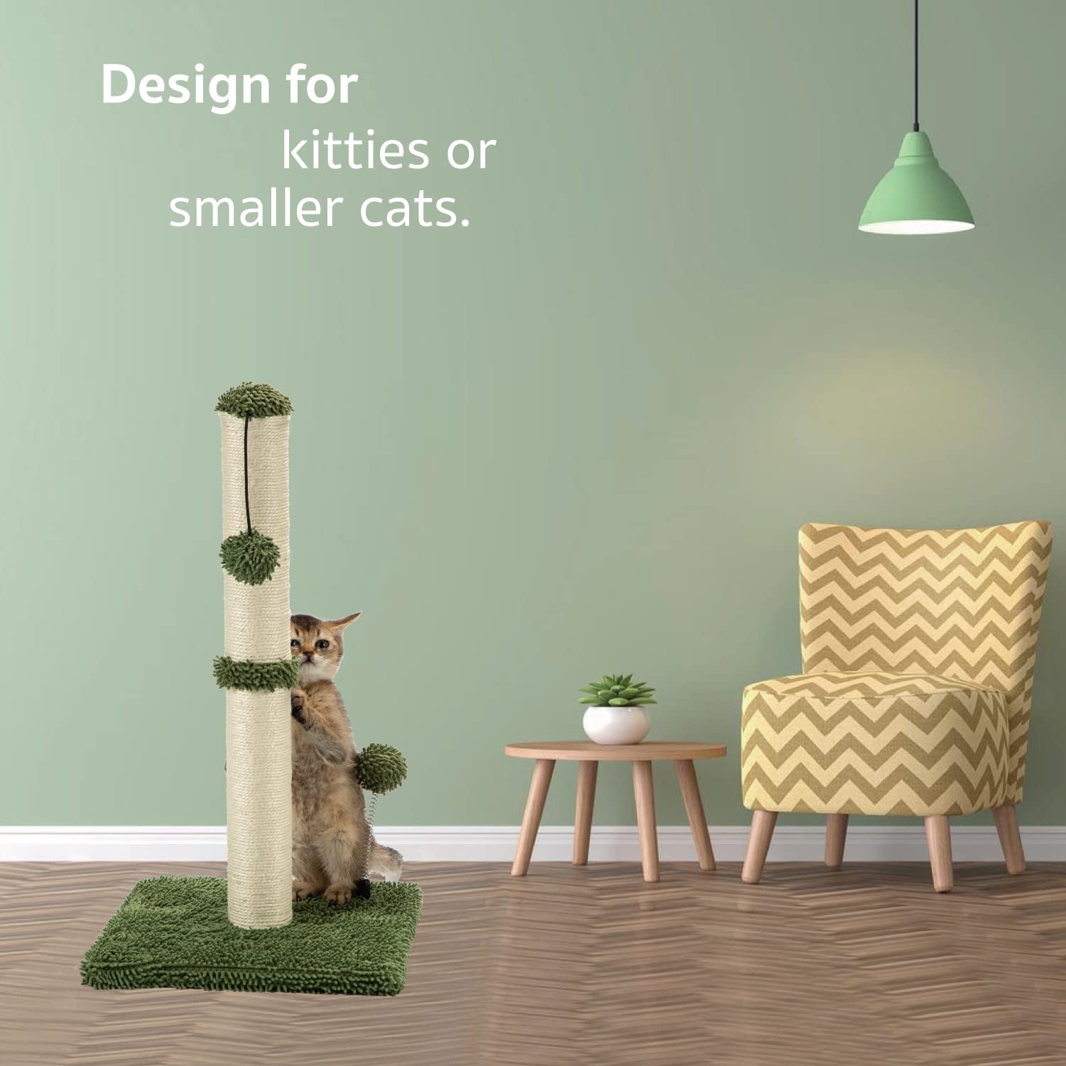 MECOOL Cat Scratching Post Basics Kitten Scratcher Sisal Scratch Posts