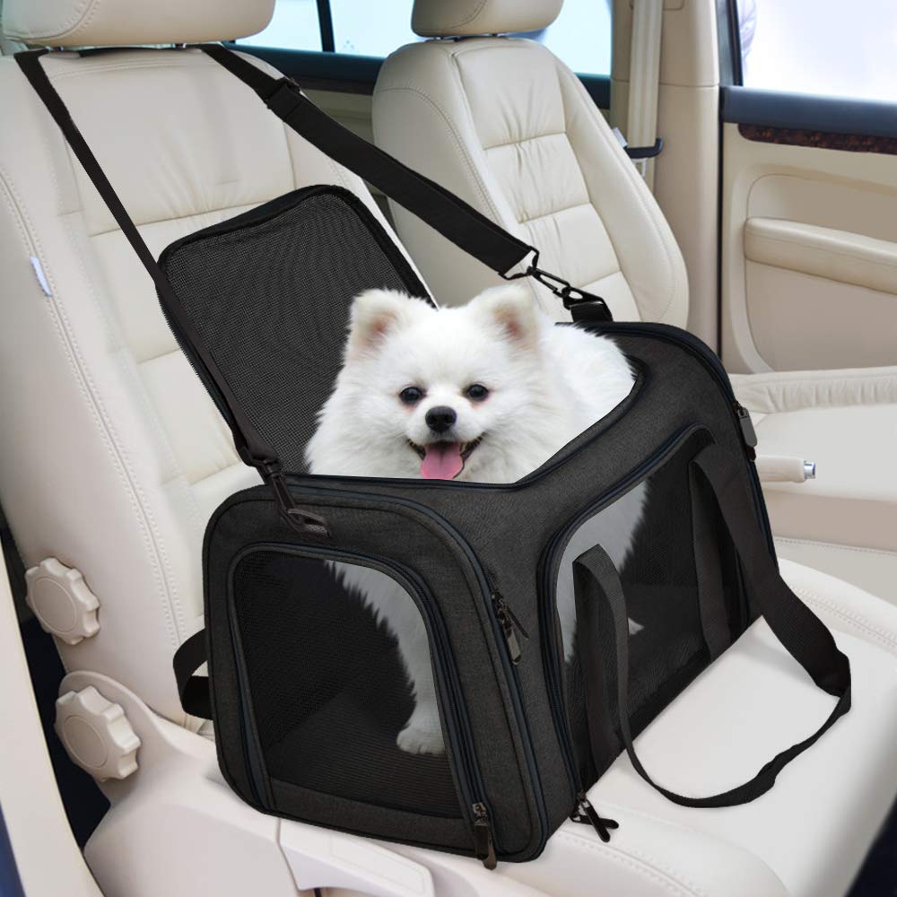 Henkelion Large Soft Sided Cat and Pet Carrier for Cats and Carrier
