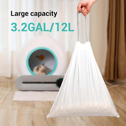 80 Count Waste Bags for Self-Cleaning Cat Litter Box, Replacement Box