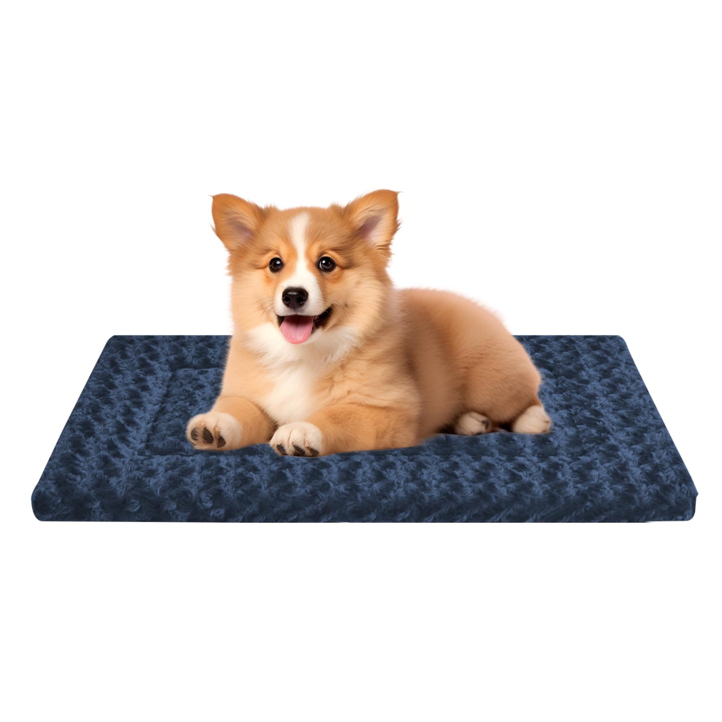 4 Pcs Washable Dog Bed Plush Orthopedic Outdoor Crate Mat