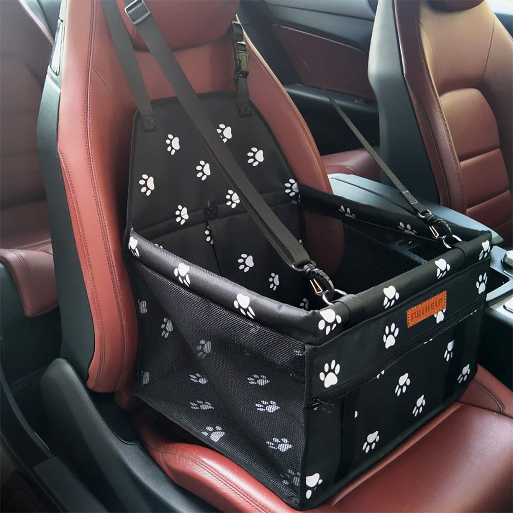 SWIHELP Dog Car Seat Puppy Portable Pet Booster Car Seat with Seat