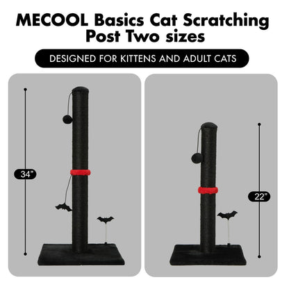 MECOOL Cat Scratching Post Sisal Scratch Posts with Hanging Ball Posts
