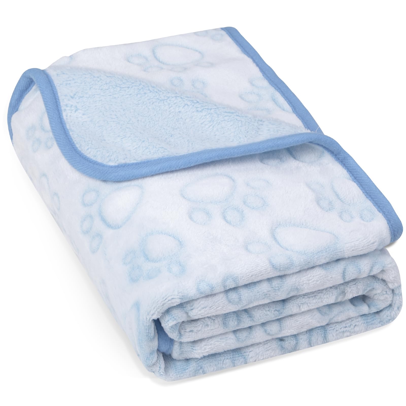 Stuffed Dog Blanket, Soft Throw Flannel Fleece Blanket Crate