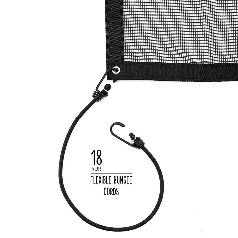 DOGUAL Dog Car Net Barrier Universal Fit Sturdy Mesh, Easy to Seat