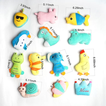 HDMOTU Pack of 26 Soft Small Medium Dog Squeaky Toys,Cute Puppy