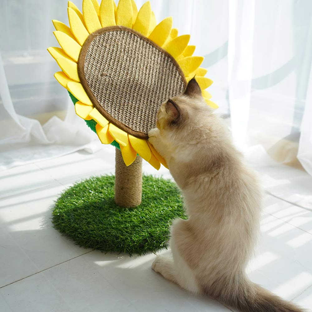 Cat Scratching Posts for Indoor Cats, Cute Flower Cat Tree, Toy