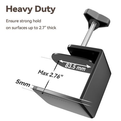Adjustable Pet Grooming Arm for Table: 42" Height 27"-39" Width, Clamp