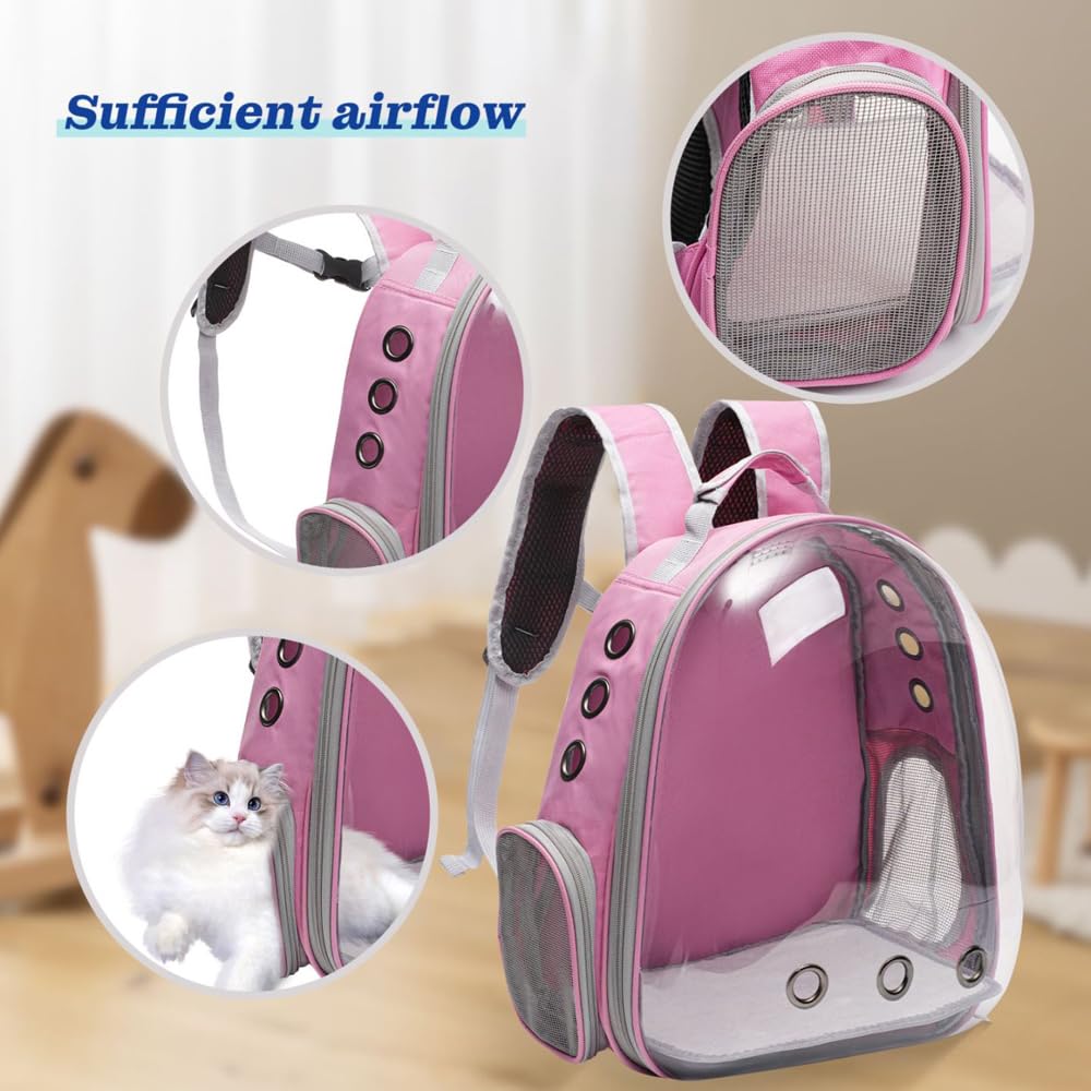 Vivicreate Large Cat Backpack Carrier for Travel and Hiking Carrier