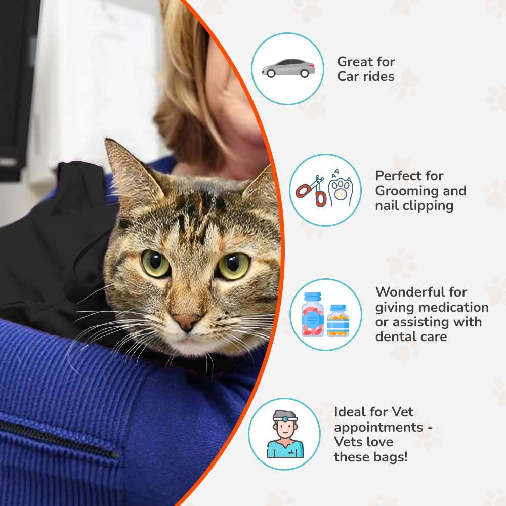 Cat-in-the-Bag Cozy Comfort Carrier Large Cat Carrier