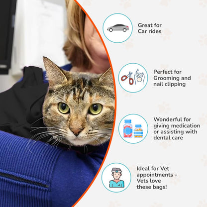 Cat-in-the-Bag Cozy Comfort Carrier Large Cat Carrier