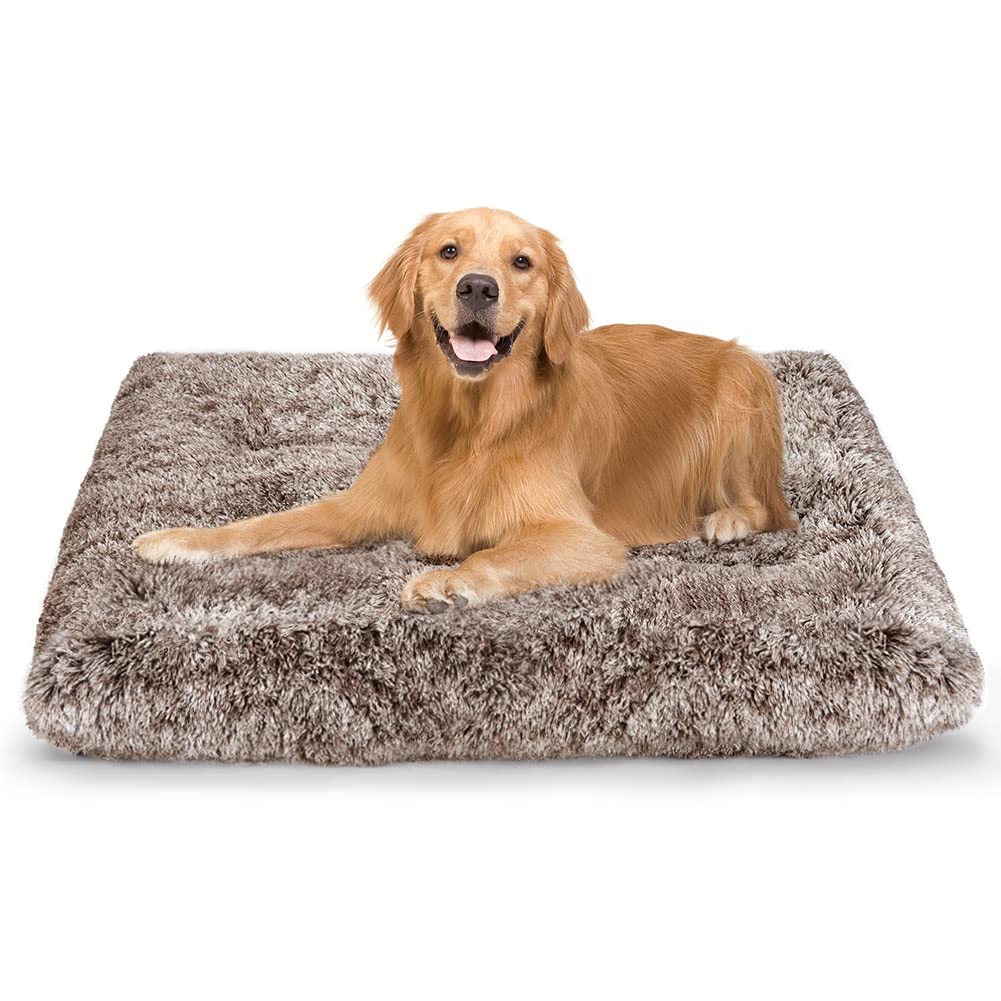 ULIGOTA Dog Crate Pad for Large Dogs, Deluxe Plush Anti-Slip Pet Bed