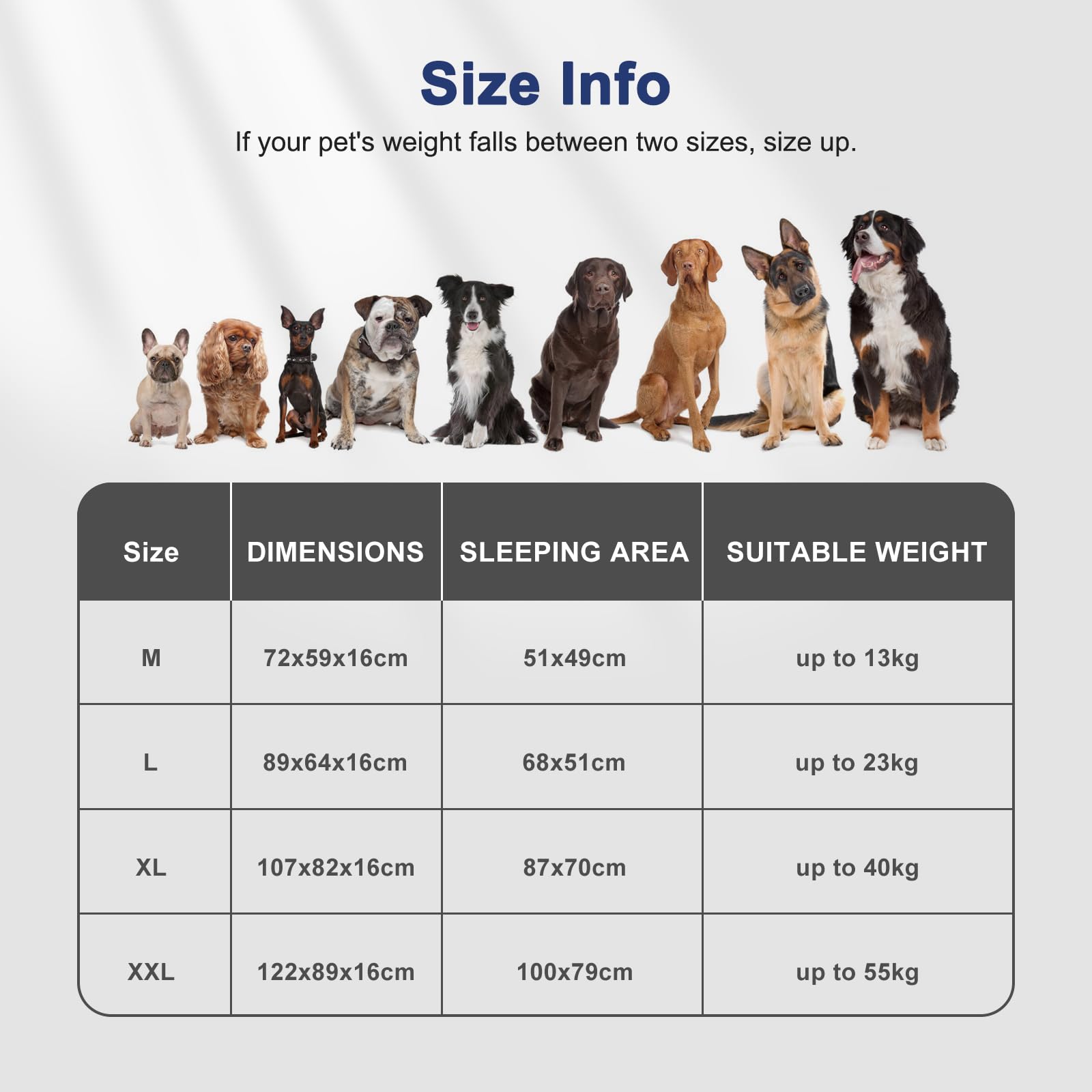 FURTIME Orthopedic Dog Beds Large Sized Dog, XL Washable Dog Sofa Bed